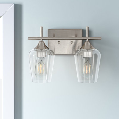 Éclairage pour meuble-lavabo à 2 lumières à intensité variable Fannin