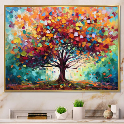 Art mural corail à la ferme I - Arbres