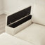 Canapé modulaire avec repose-pieds en velours côtelé rembourré pour le salon-1257708497
