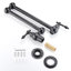 Robinet de cuisine avec robinet pivotant double et robinet mural pour évier de cuisine