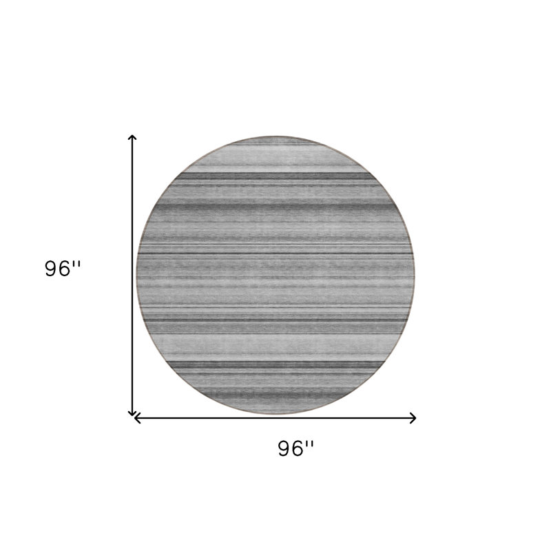 Tapis d'intérieur rond 8 po