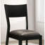 Ensemble de 2 chaises d'appoint Mid-Century modernes noires et grises