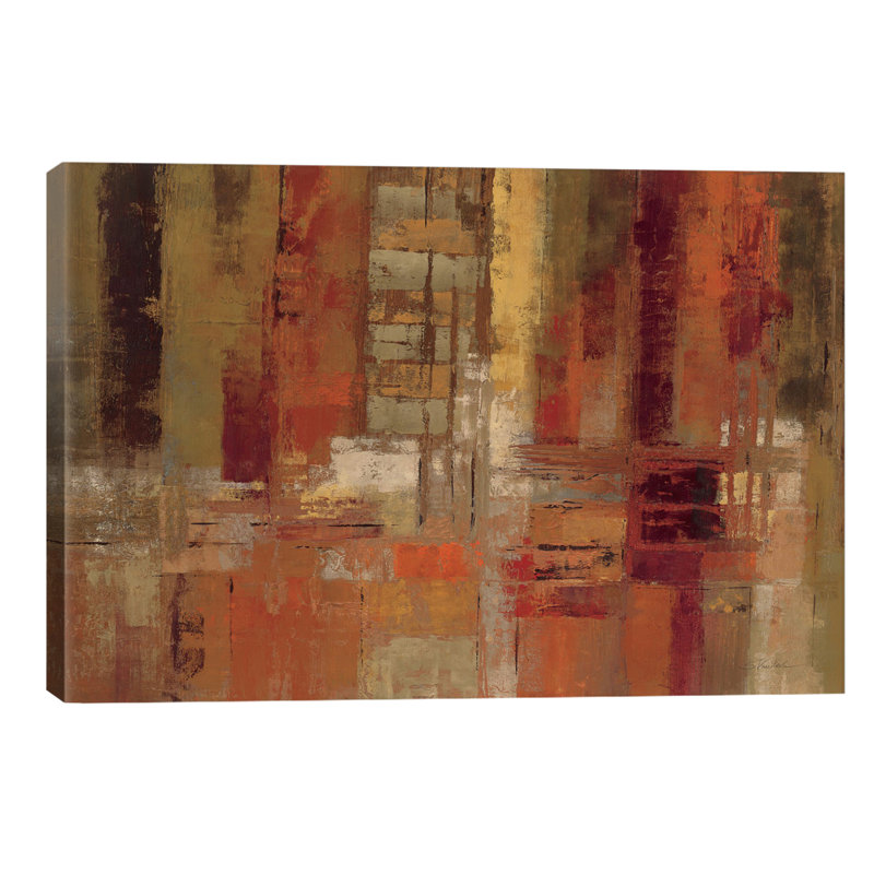 Sunset Street by Silvia Vassileva - Wrapped Canvas Painting, 101.6 cm H x 66.04 cm W x 1.91 cm D