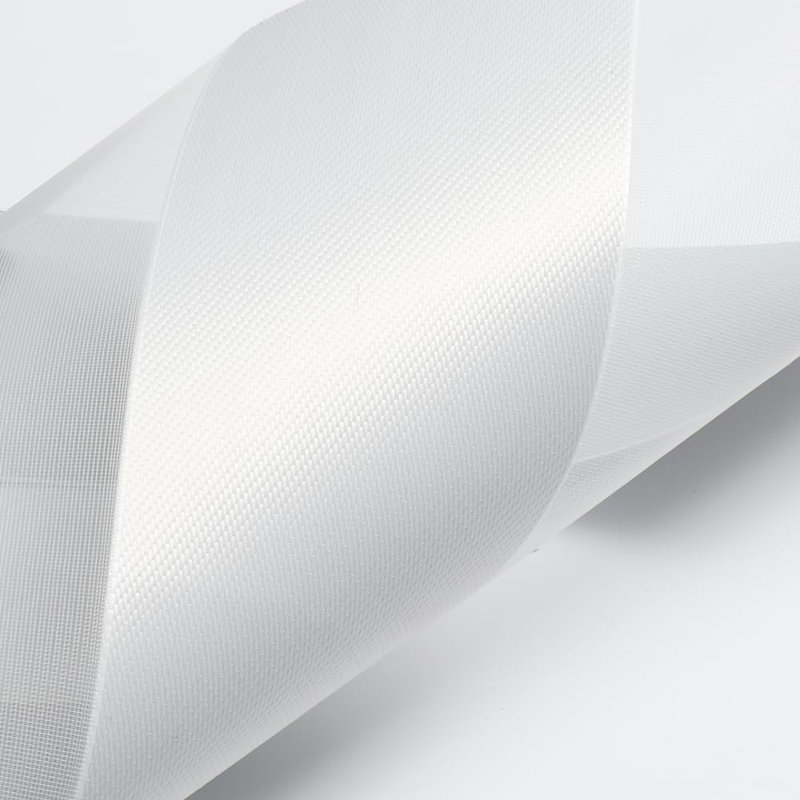  Store à enroulement double sans cordon pour fenêtre - tissu occultant à double couche avec cantonnière et occultant jour et nuit, l 18 po x H 72 po, blanc
