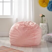 Wayfair  Machine Washable Pink Bean Bag Chairs You'll Love in 2024