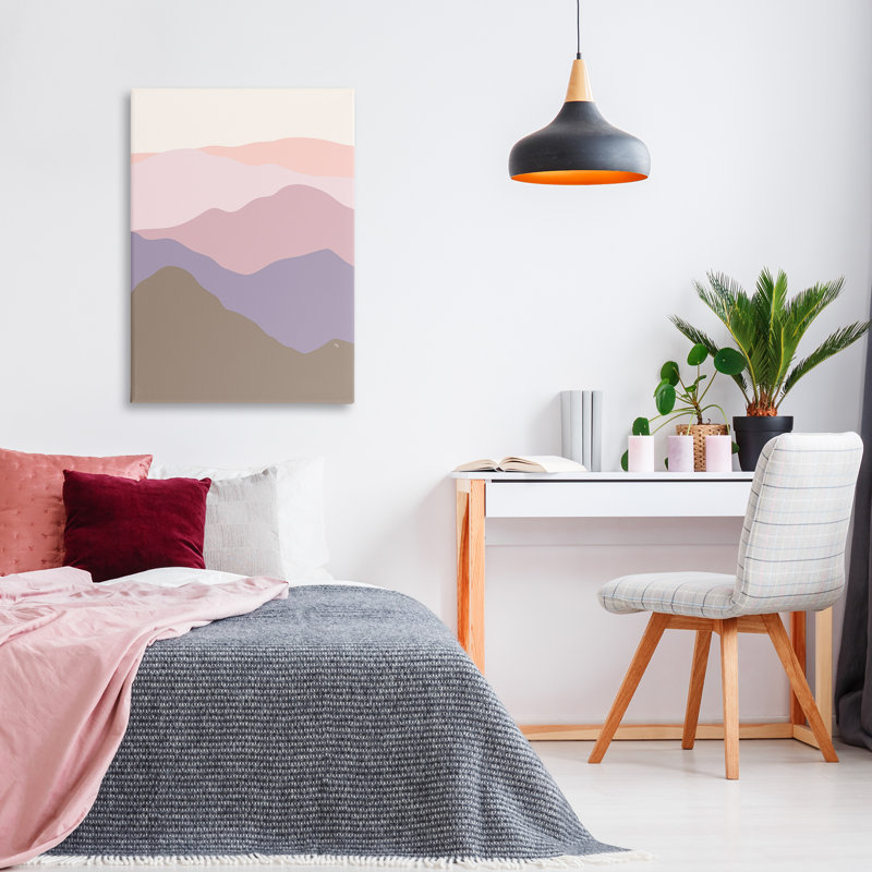 Toile subtile «Pastel Hills» par Martina Pavlova, H 36 po x l 24 po