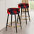 Noir Illusions Moody Patterns - Damask Bar Stools Set Of 2