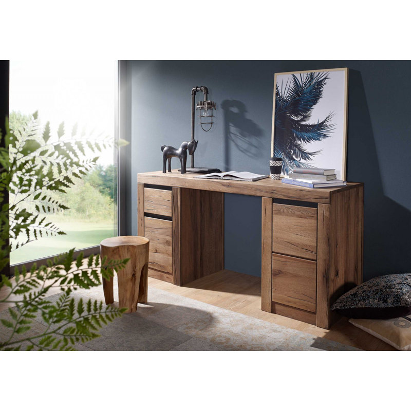 Montreux Solid Wood Writing Desk, Tobacco