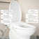 3-Series Electronic Bidet Seat with Remote Control in White