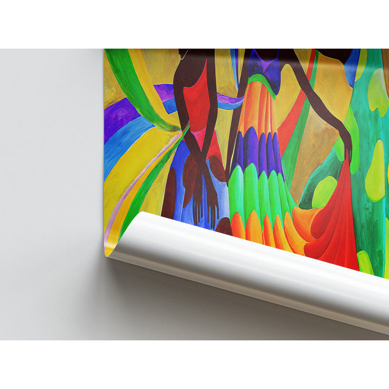Print on Canvas, 80 cm H x 110 cm W, Gold Floater Framed