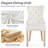Tufted Dining Chair, Upholstery Chairs With Nailhead And Pull Ring (Set of 4)-937338248-937338249