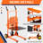 500 Lbs Capacity Material Lift Winch Stacker