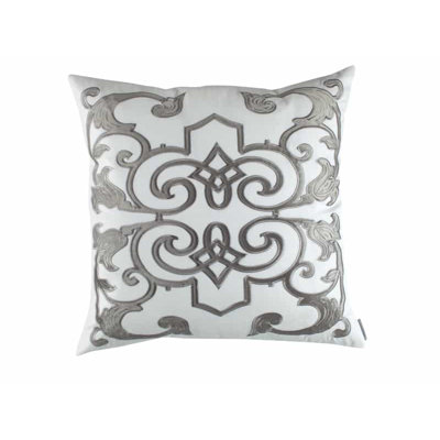 Mozart Linen Square Pillow Cover & Insert
