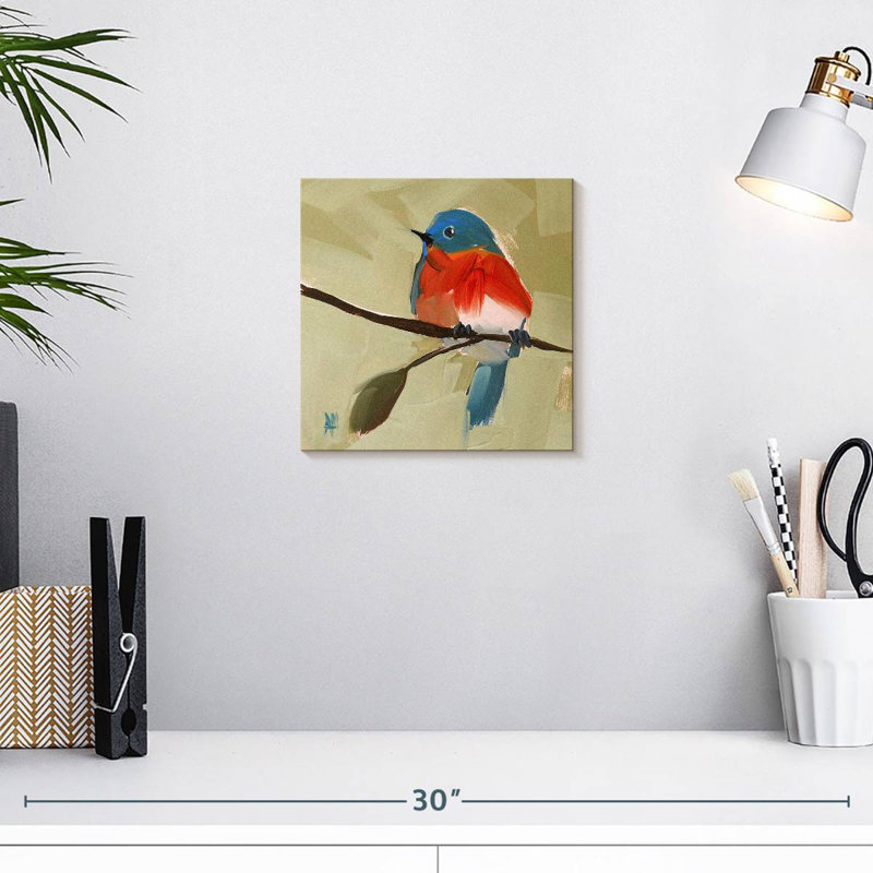 Crowle Bluebird, 10" H x 10" W