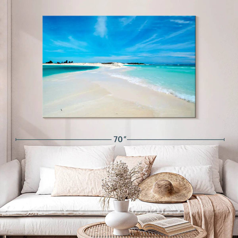 Plage Gillard, Cayo De Agua, Vénézuéla, H 34 po x l 51 po