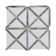 Verdant Green Geometrica Pattern 12" X 12" Polished Marble Mosaic Tile