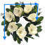 Couronne de magnolia 24 po 24 po