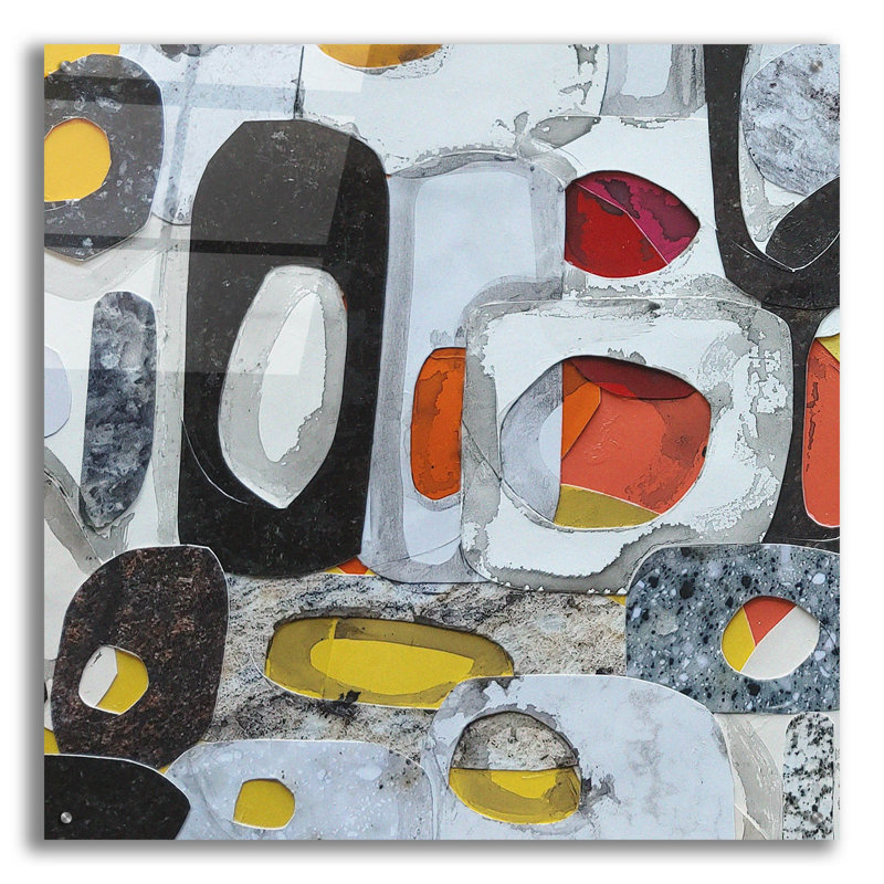  'Fruit Collage 3' by Coco Good Acrylic Glass Wall Art, 36" x 36"