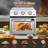 13QT Family-Sized Air Fryer/Oven Combo – 360° Hot Air Circulation, Healthy Oil-Free Cooking, Multi-Function Convection Countertop Oven, Adjustable Time And Temperature-119525474