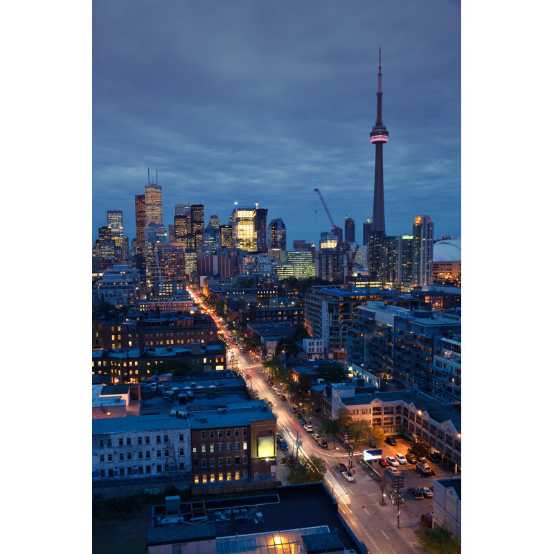 Toronto Lights - Wrapped Canvas Print, 46cm H x 30cm W x 3.8cm D