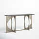Giles 17'' Genuine Marble Console Table