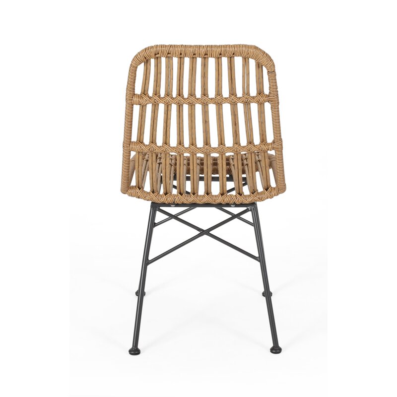 George Oliver Enloe Outdoor Dining Side Chair & Reviews | Wayfair