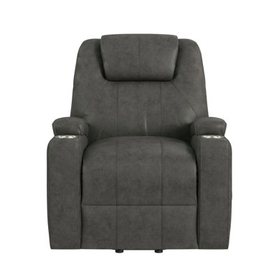  Boston Lift Chair With Heat Massage In Simba DK Grey