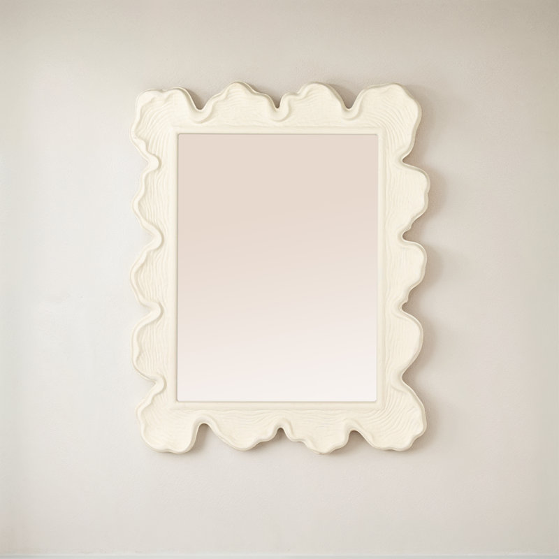 Tallulah Faux Bois Metal Wall Mirror