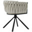 31cm H Tufted Velvet Upholstered Metal Armchair-1938997075-1914789562