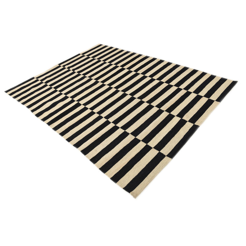 Tapis noir et blanc Prichard
