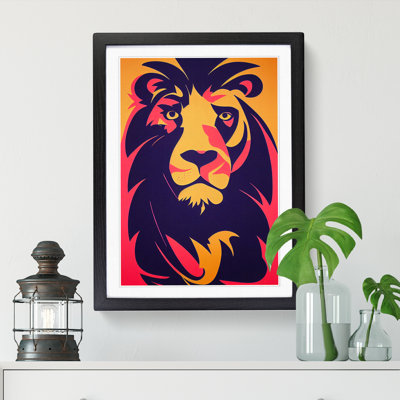 Lion Abstract Vol.3 - Picture Frame Print
