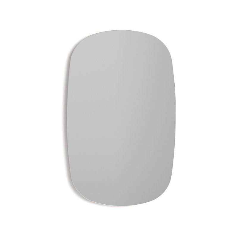 Lakaiya Wood Flat Wall Mirror, Pink