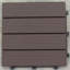 Carreau de terrasse emboîtable en plastique 12 po x 12 po-68781545