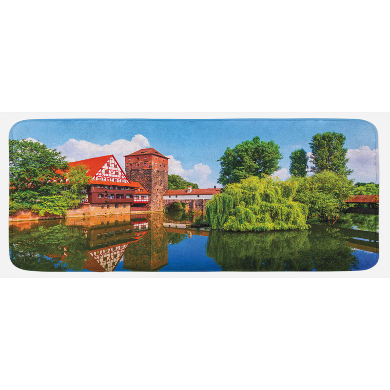 Tapis de cuisine paysage