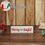 Enseigne festive «Merry and Bright» 3 x 10