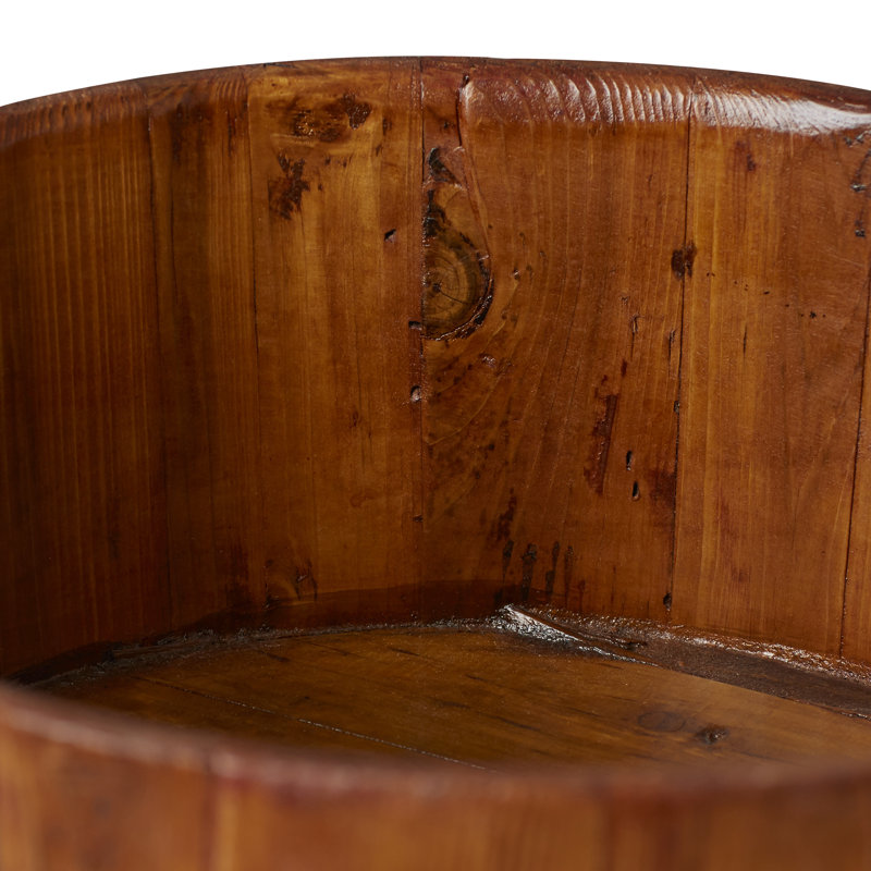 Seau de bois, Naturel