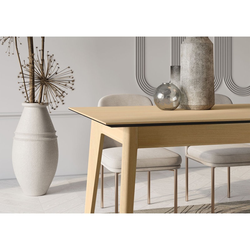 Plot extendable table 145-220x85 cm, Beige