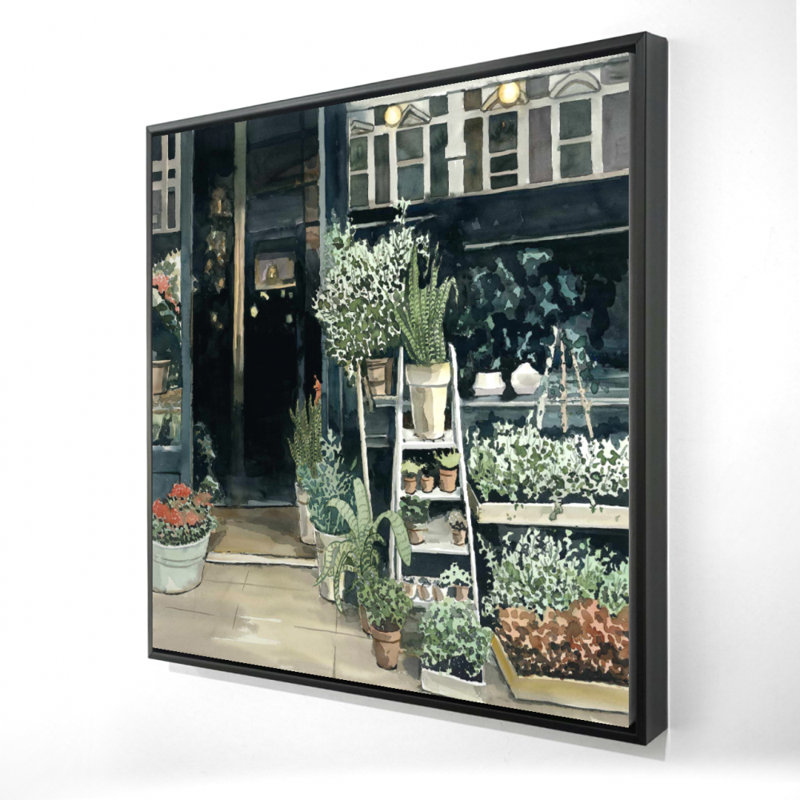 «Plants Shop», reproduction sur toile