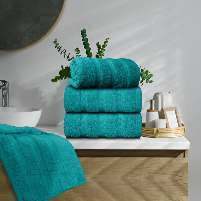 Casabella Luxury Hand Towel, Jade Green