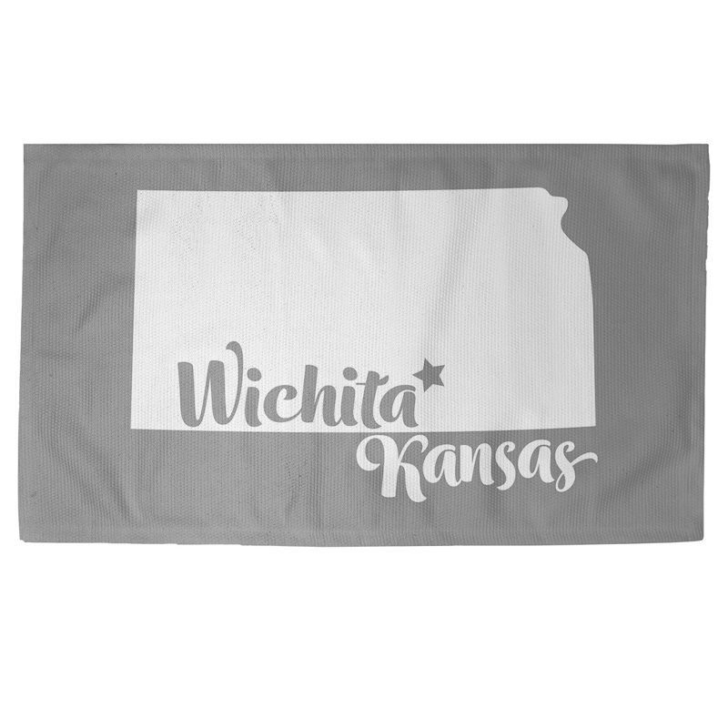 Tapis kansas zone grise wichita, Rectangle 2 pi x 3 pi, Oui