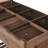 Foldable Table Raised Planter Box For Veggies - Brown Wood Color Bed Herb And Veggie Planting Dark-1215942882-1215942911