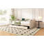 Lit de jour rembourré avec tiroirs de rangement, lit de jour simple en bois, sans sommier tapissier, beige