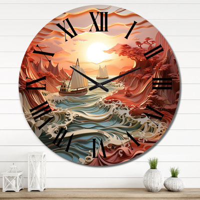 Brevan - Horloge murale nautique et de plage