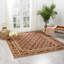 Tapis crème/cramoisi en laine Addie-25438048