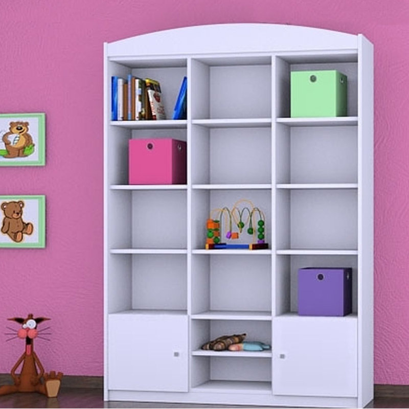 Cara 183cm H X 132cm W Kids Cube, White