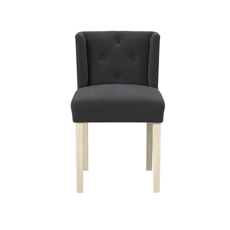 SHAY WINGED DINING CHAIR WITHOUT ARMS, Anthracite