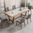 Vesro Solid Wood Base Dining Table-345949358