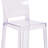 Imca Counter Stool with Square Back in Transparent Crystal - Wedding Chairs-1975657344