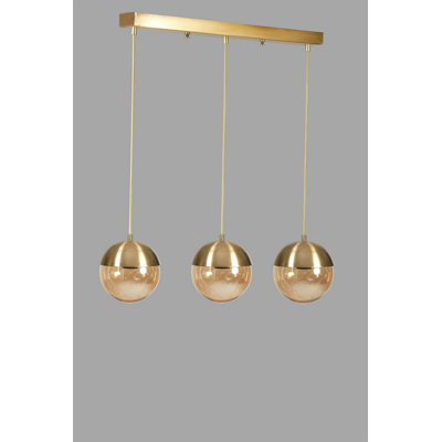 Elegant Gold Chandelier with Adjustable Height, Metal Body, Antique Coated Finish | 21.7 in Diameter Base Plate | E27 Socket, Max 40W | Perfect for Dining Room, Living Room, or Entryway, Stylish & Modern Design