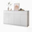 Armoire buffet spacieuse avec rangement spacieux, 2 tiroirs et 4 portes, parfaite pour l'organisation de la cuisine et de la salle à manger